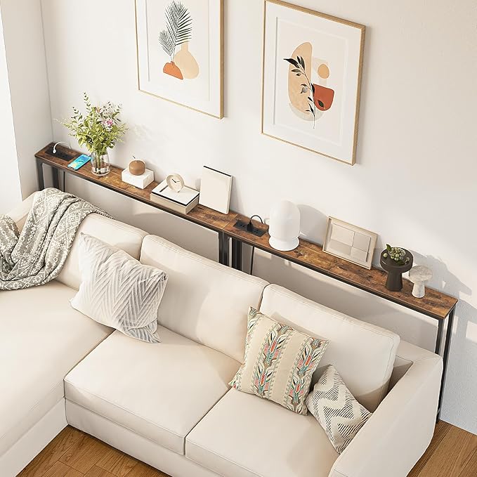 HOOBRO 39.4" Skinny Console Table - Image 6