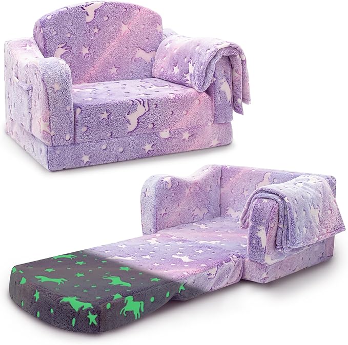 Comfy Toddler Couch and Chair for Kids by Airpanda