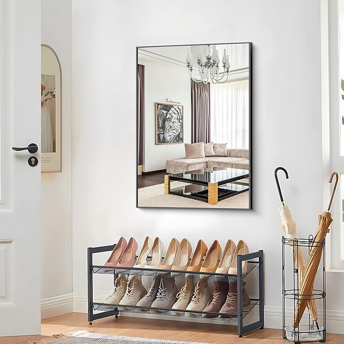 36x48 Inch Black Rectangle Mirrors - Image 5
