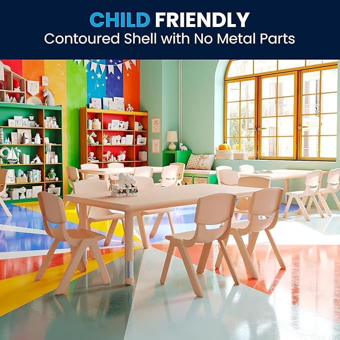 Flash Furniture Adjustable Classroom Activity Table - Image 6