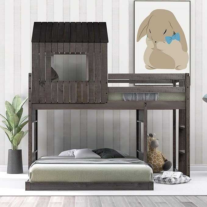 Ball & Cast Twin Over Full Playhouse Bunk Bed - Image 3