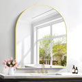FORBATH Arched Bathroom Mirror 30x36 Inch, Arch Wall Mirror by FORBATH
