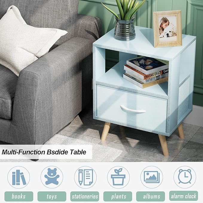 Night Stand, Nursery Side Table - Image 5