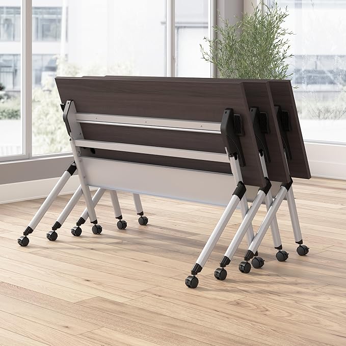 Bush Business Furniture Folding Training Table, 72 inch Desk - Image 6