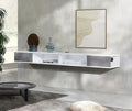 WAMPAT Floating 70in TV Stand, Entertainment Center Media Console, Wall Mounted by WAMPAT