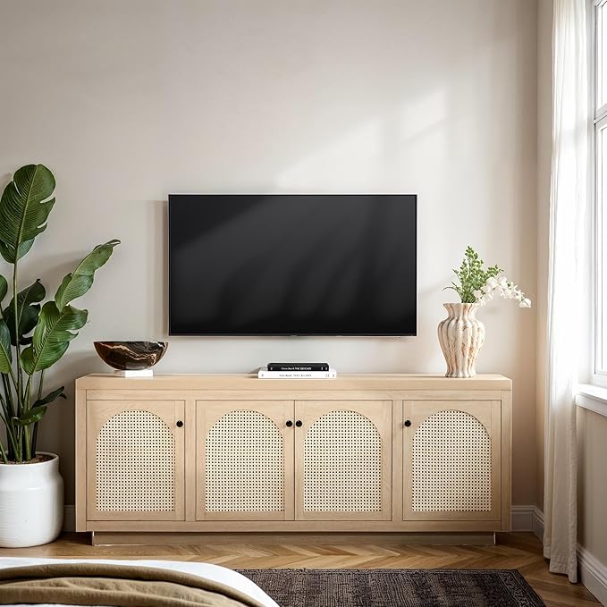 Walker Edison Sasha 4-Door Sideboard Buffet - Image 6