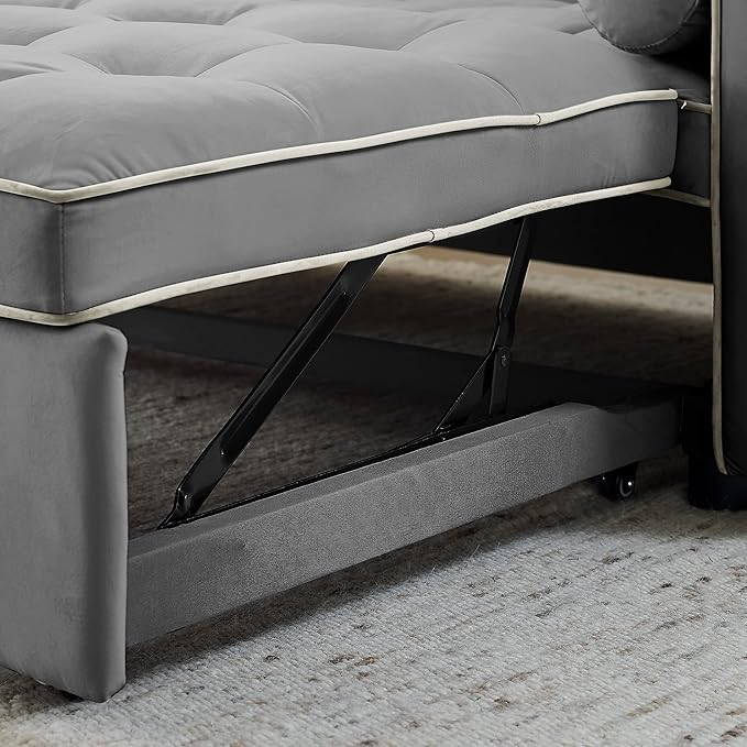 ERYE 3 in 1 Tufted Sleeper Sofa Bed - Image 5