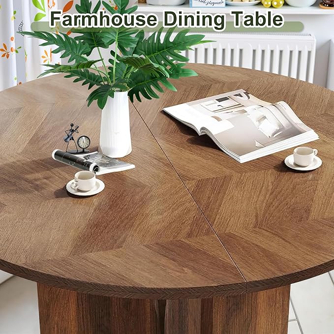 NicBex 39 Inch Round Dining Table - Image 6