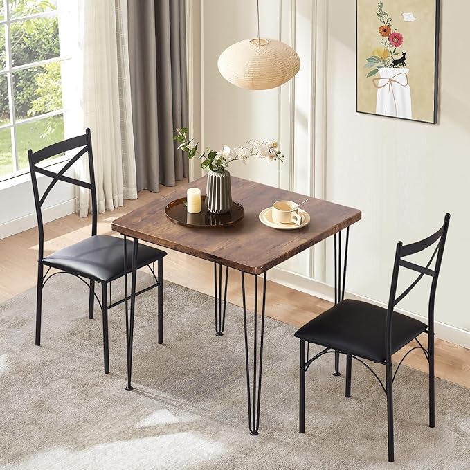 VECELO Kitchen Dining Room Table Set - Image 2