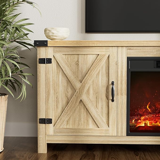 YESHOMY Fireplace TV Stand - Image 4