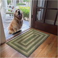 Homespice Pinecone Jute Braided Rug 20x30 – Country Style Braided Kitchen Rugs by Homespice