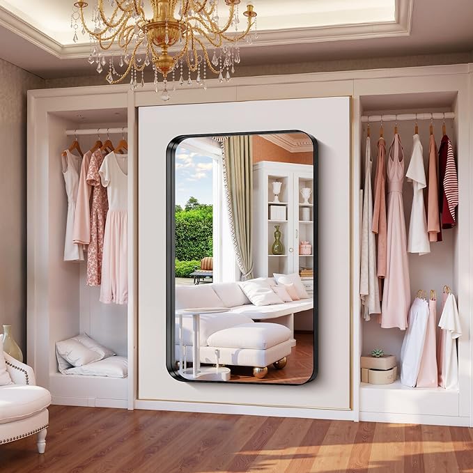 FORBATH 60x36 Inch Large Bathroom Mirror - Image 6