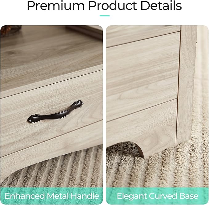 LINSY HOME Farmhouse Coffee Table - Image 5