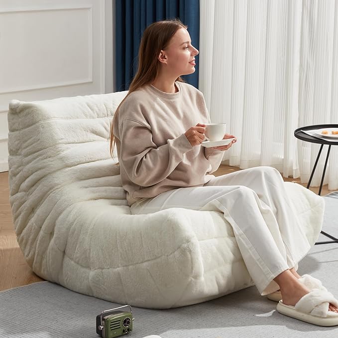 Bean Bag Chairs for Adults Giant Bean Bag Chair Memory Foam BeanBag Chair Big - Image 3
