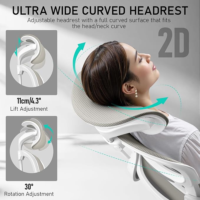 High Back Ergonomic Office Chair, Breathable Mesh Desk Chair - Image 5