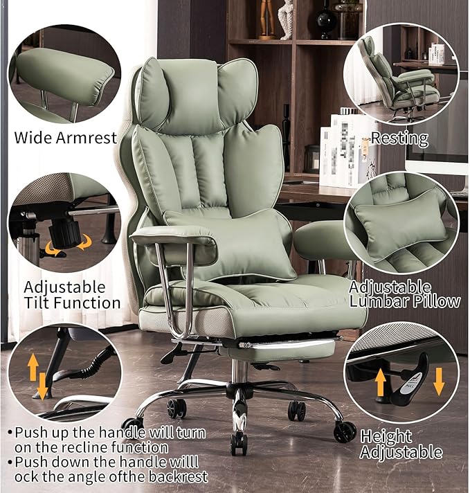 Efomao Big and Tall Office Chair 400lbs - Image 3
