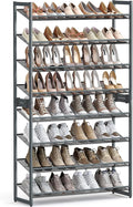 SONGMICS Shoe Rack, 8-Tier Shoe Organizer, Metal Rack by SONGMICSbySONGMICSHOME
