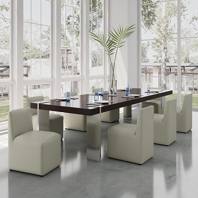 Manhattan Comfort Anna Square Modern Dining Chair - Image 3