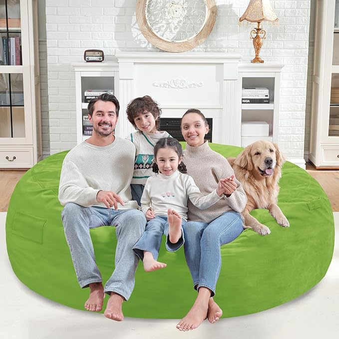 7FT Bean Bag Chair, Large Bean Bag Chairs - Image 2