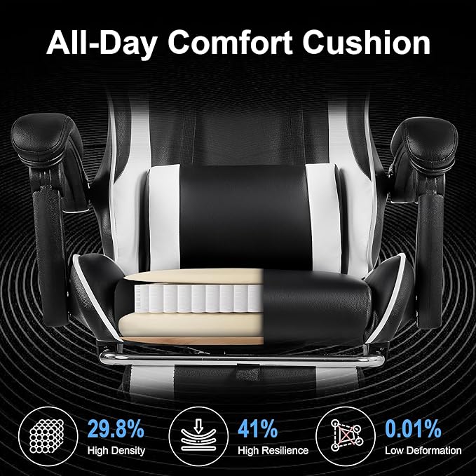 VECELO Ergonomic Gaming Chair - Image 6