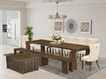 X07DA-BC8-32 10-Pc Kitchen Table Set includes an Extendable Rectangle Kitchen by LuxebyEastWestFurniture