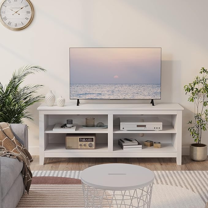 Modern TV Stand for 65 inch TV, Fits 50-65 Inch TVs, 55 Inches W x 15 Inches D - Image 6