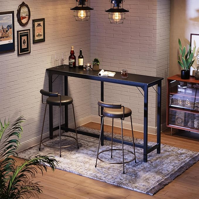ODK 63 inch Bar Table, Bar Height Pub Table, Counter Height Bar Table, - Image 4
