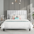 SHA CERLIN Full Bed Frame/Velvet Upholstered Platform Bed Frame by SHACERLIN