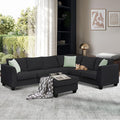 112" Upholstered Sectional Sofa Sets by Favfurish