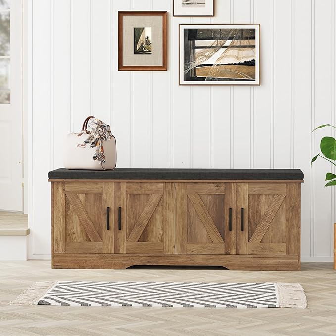 2-Tier Storage Bench, Shoe Bench - Image 9