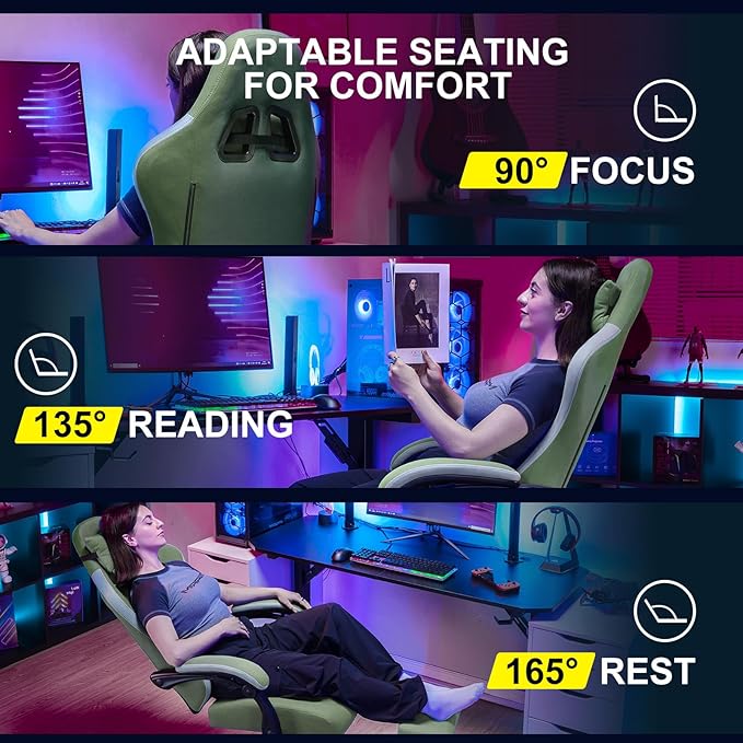 GTPLAYER Gaming Chair, Computer Office Chair - Image 4