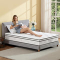 Twin Size Mattress, 10 Inch Medium Firm Foam Hybrid Mattress by Kislot
