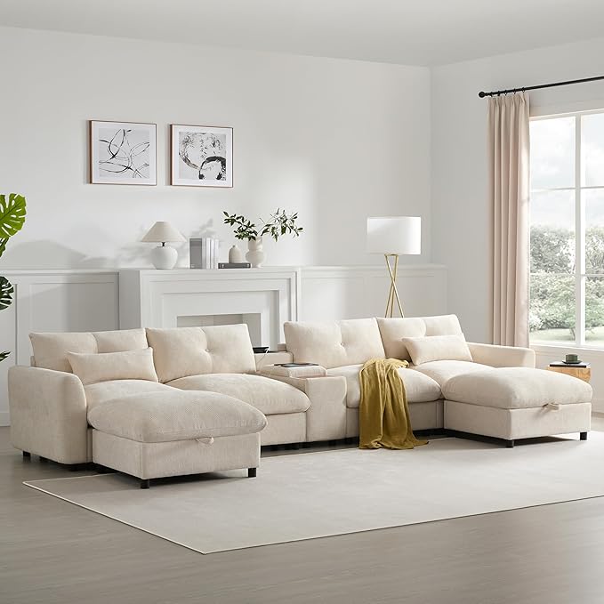 Merax 142'' Modular Sectional Sofa Set by Merax