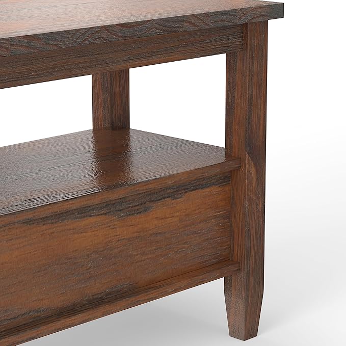 SIMPLIHOME Warm Shaker SOLID WOOD 14 Inch Wide Rectangle Transitional Narrow - Image 11