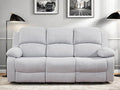 Recliner Sofa Couch, 3-Seater Home Theater Seating Reclining Sofa, Power by FONTOI
