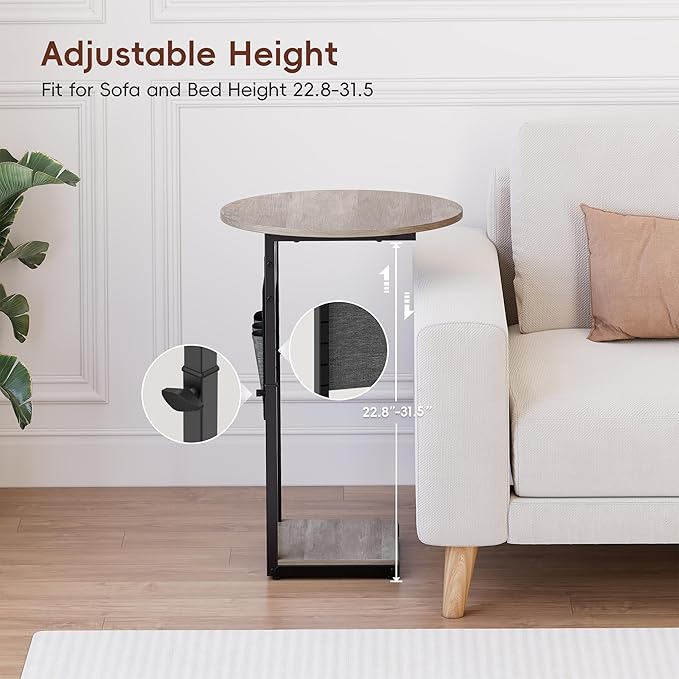 Vagusicc C Shaped End Table - Image 4