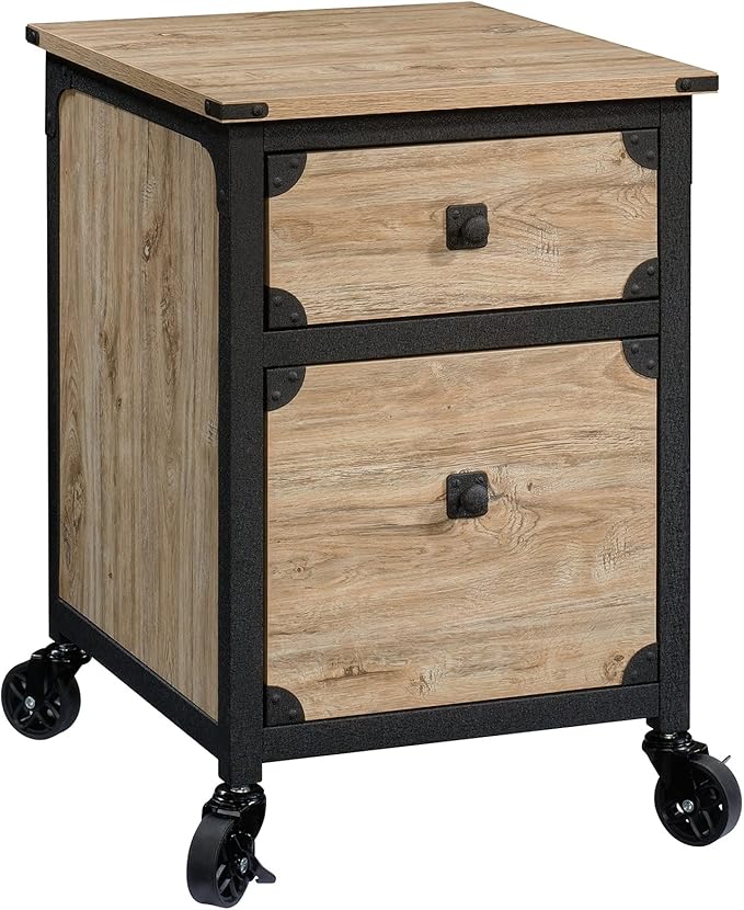 Sauder Steel River Pedestal File Cabinet, Metal Accent File Cabinet, Casters by SAUDER%C2%AE