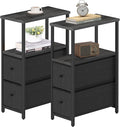 TUTOTAK Small Narrow End Table, Side Table, Nightstand by WelcometotheTUTOTAKHome