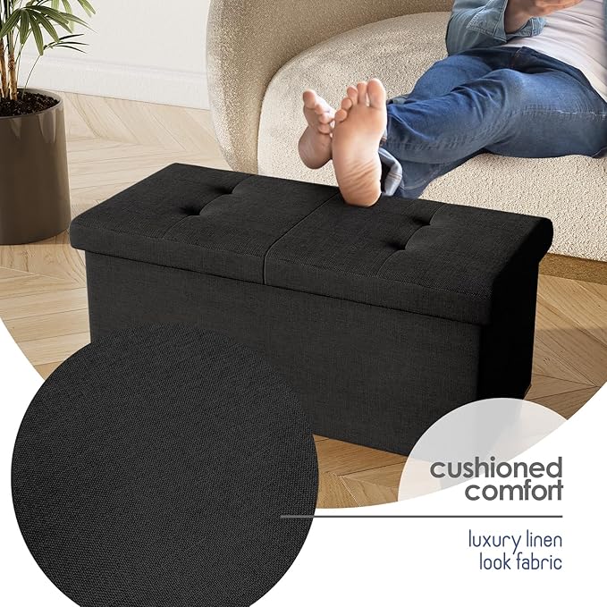 STORAGEBUD Storage Ottoman Bench - Image 7