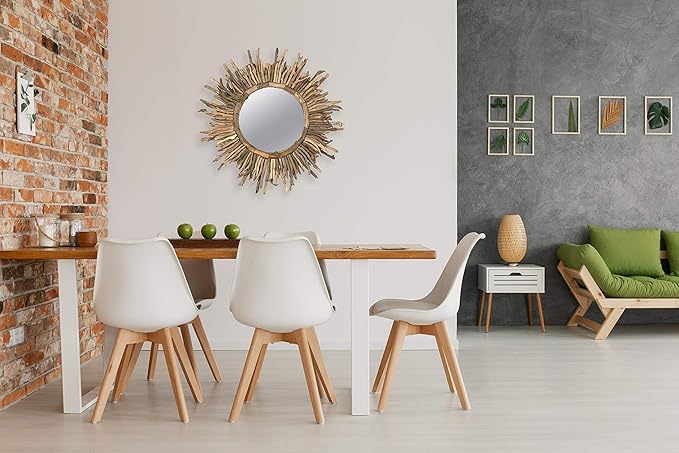 Creative Co-Op Driftwood Sunburst Mirror - Image 3