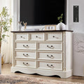 Farmhouse 9 Drawers Dresser for Bedroom by LegacyAmerhomeDirect