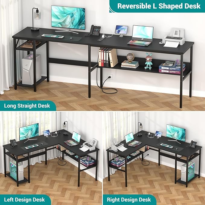 Reversible L Shaped Computer Desk - Image 7