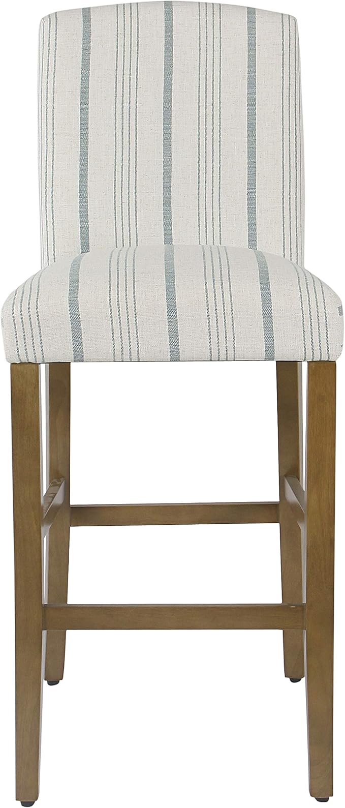 HomePop Parsons Classic Upholstered High Back Curved Top Barstool - Image 4