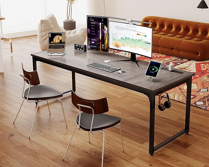Coleshome 71 x 24 Inch Computer Desk - Image 9