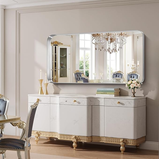 FORBATH 60x30 Inch Large Bathroom Mirror - Image 2