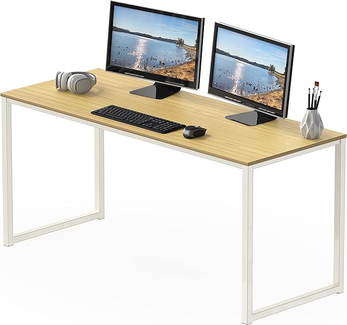 SHW Mission 55-Inch Home Office Computer Desk - Image 6
