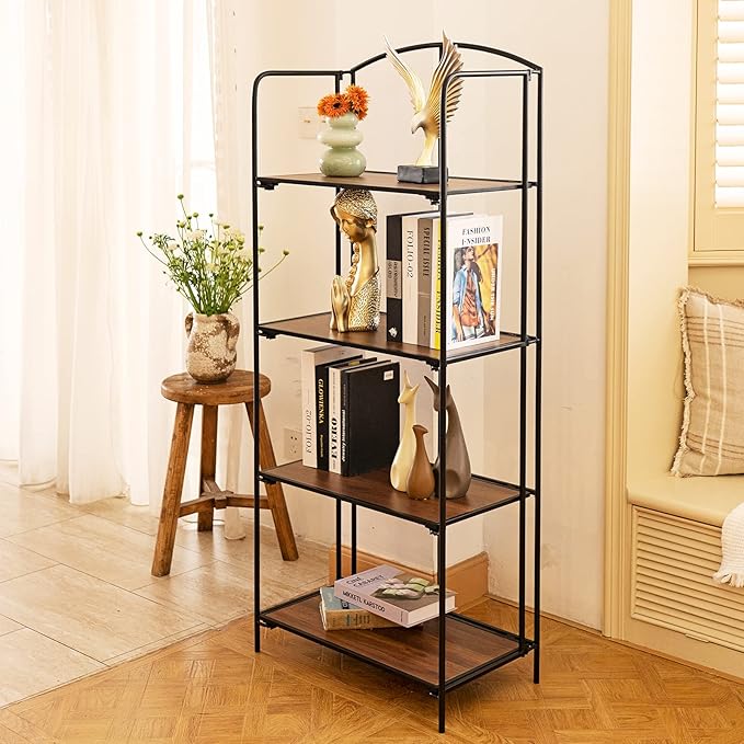 Crofy No Assembly Folding Bookshelf - Image 6