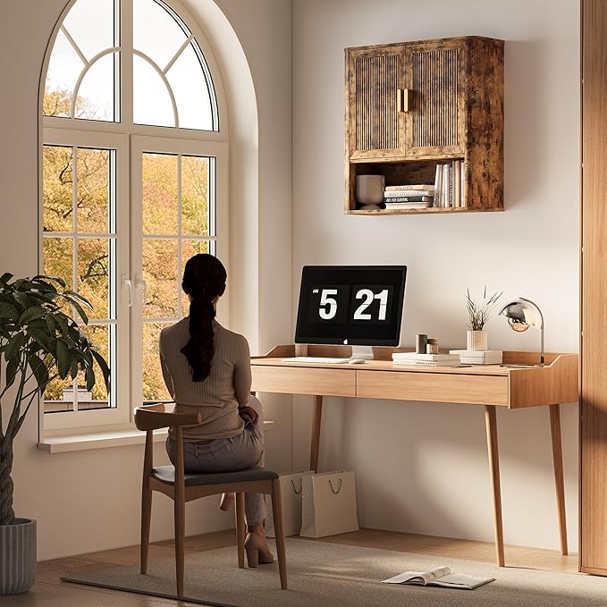 Bathroom Wall Cabinet, Wall-Mounted Medicine Cabinet - Image 7