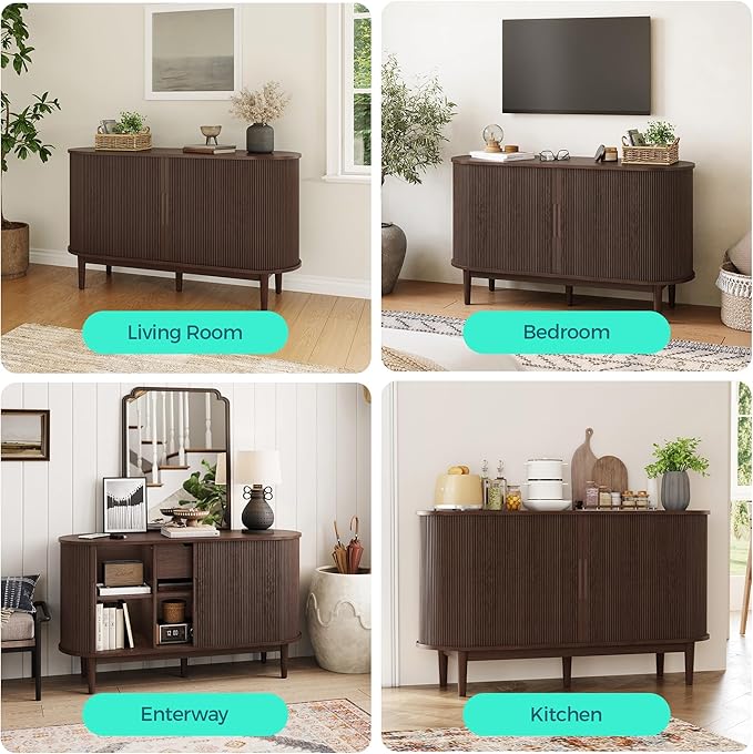 LINSY HOME Sideboard Buffet Cabinet - Image 6