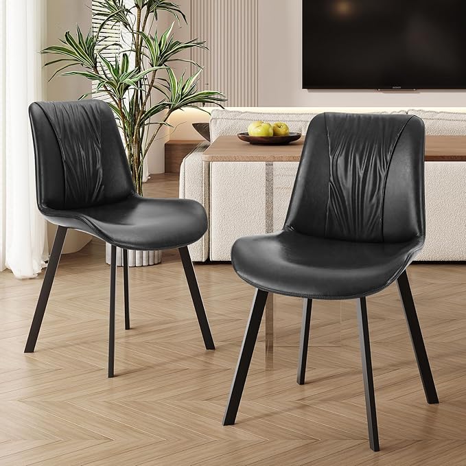 Upholstered Dining Chairs Set of 4, Modern Kitchen & Dining Room Chairs - Image 2